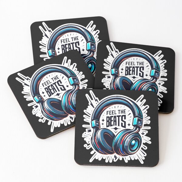 Item preview, Feel The Beats - Headphones Illustration designed and sold by MrERNST.