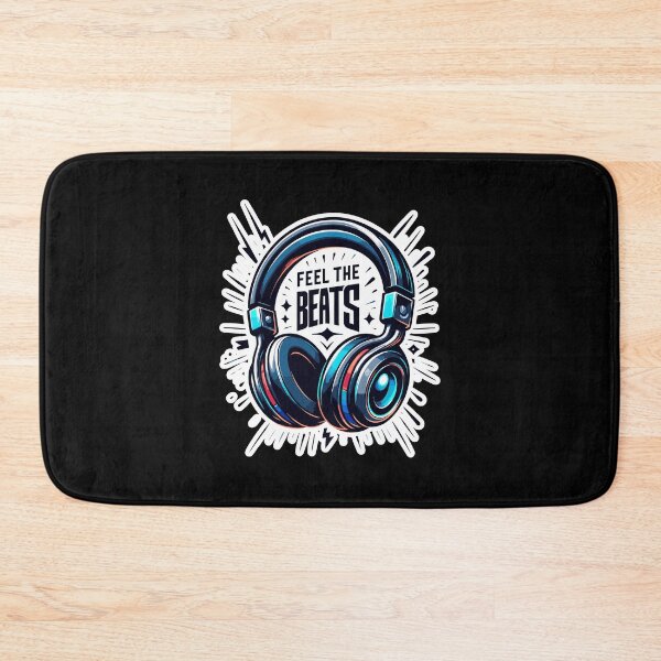 Item preview, Feel The Beats - Headphones Illustration designed and sold by MrERNST.