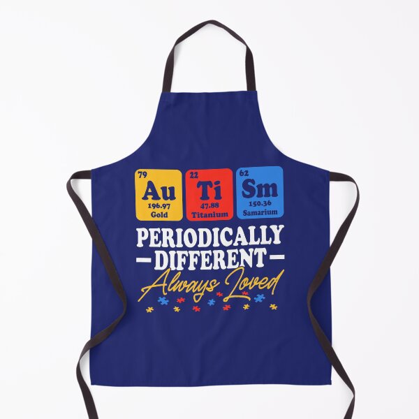 Item preview, Autism Awareness Chemistry ASD Fun Disability Periodic Table designed and sold by caloudiaminart.