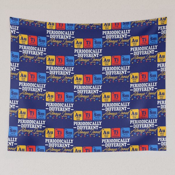 Item preview, Autism Awareness Chemistry ASD Fun Disability Periodic Table designed and sold by caloudiaminart.
