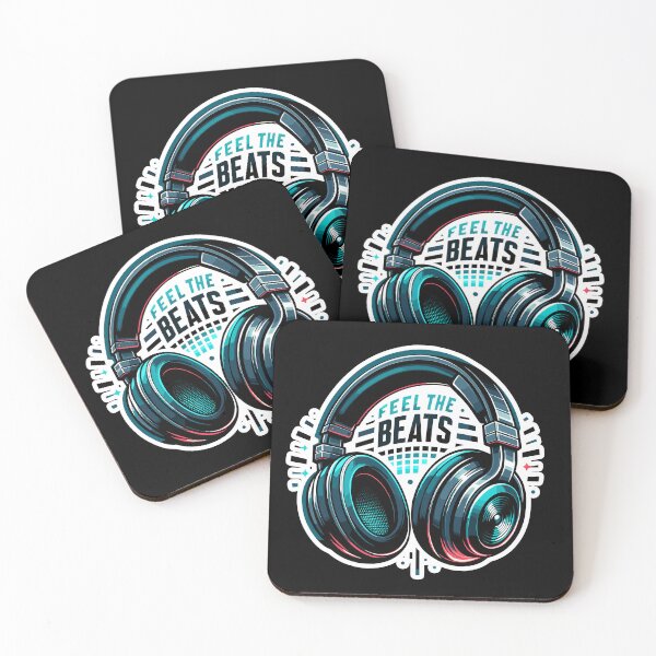 Item preview, Feel The Beats - Headphones Illustration designed and sold by MrERNST.