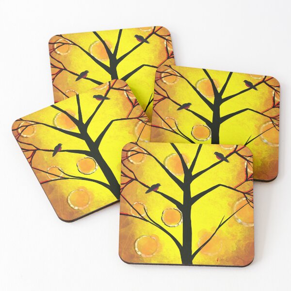 Item preview, Sunshine Chorus .sunset , animal wall artwork, abstract art  designed and sold by wrightsonarts.