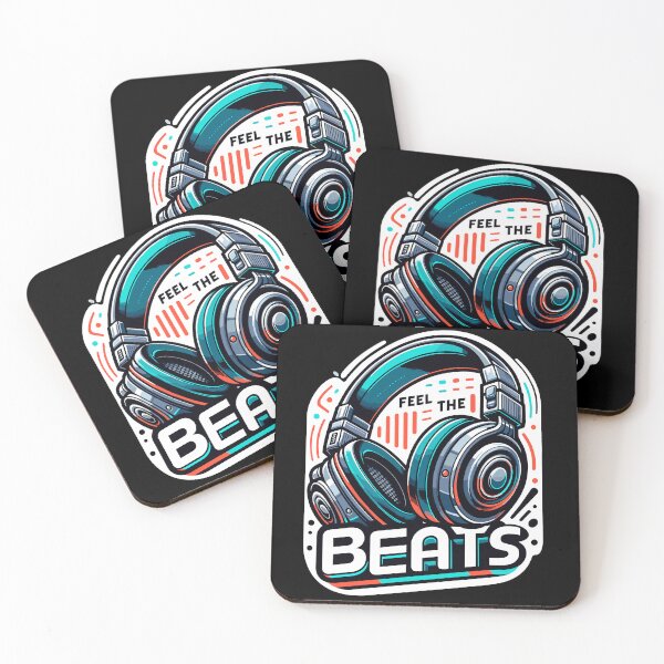 Item preview, Feel The Beats - Headphones Illustration designed and sold by MrERNST.