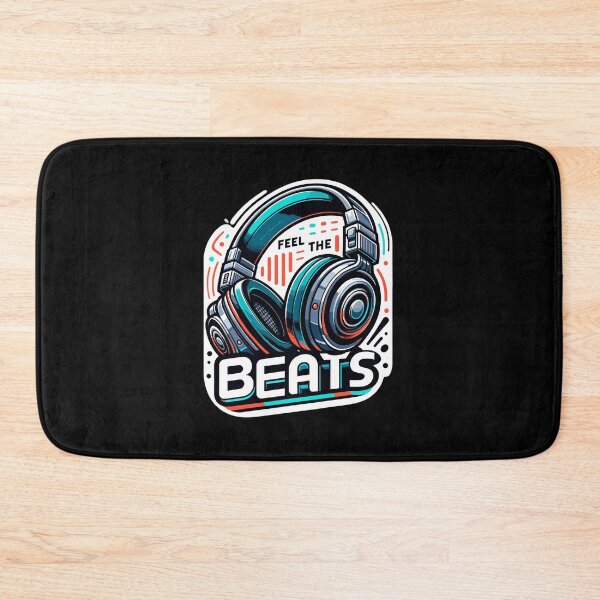Item preview, Feel The Beats - Headphones Illustration designed and sold by MrERNST.