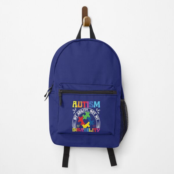 Item preview, Autism Awareness Family My Ability Not My Disability Puzzle designed and sold by caloudiaminart.