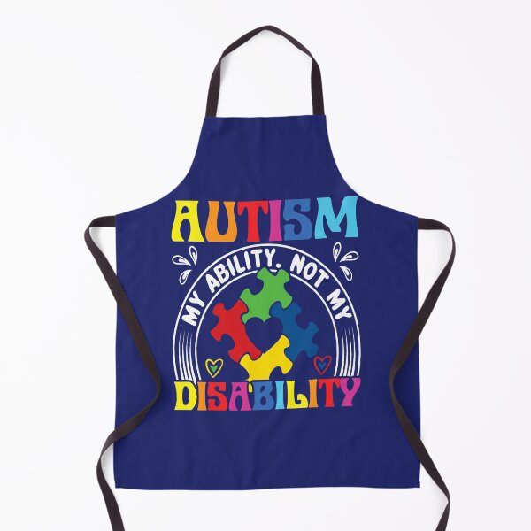 Item preview, Autism Awareness Family My Ability Not My Disability Puzzle designed and sold by caloudiaminart.