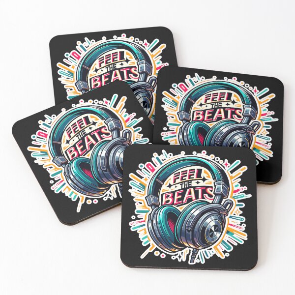 Item preview, Feel The Beats - Headphones Illustration designed and sold by MrERNST.
