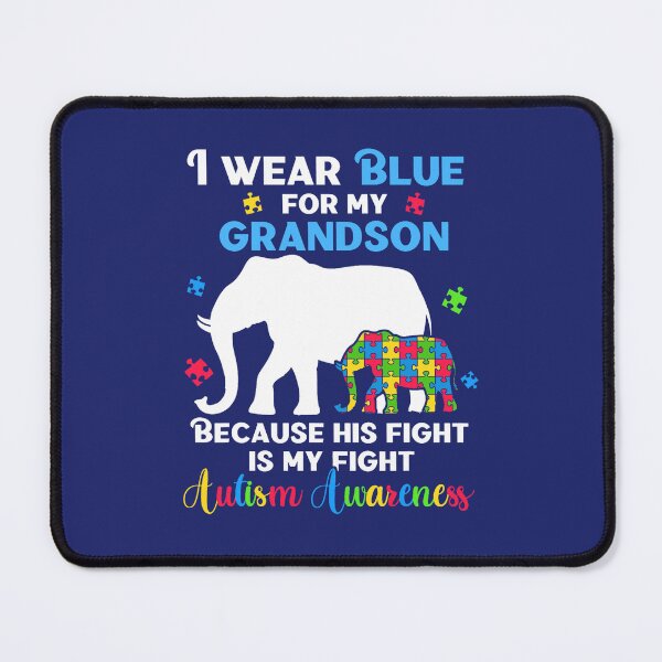 Item preview, Autism Awareness Grandpa Grandma Shirts Autistic Elephant designed and sold by caloudiaminart.