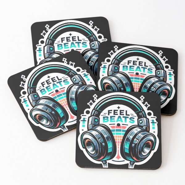 Item preview, Feel The Beats - Headphones Illustration designed and sold by MrERNST.