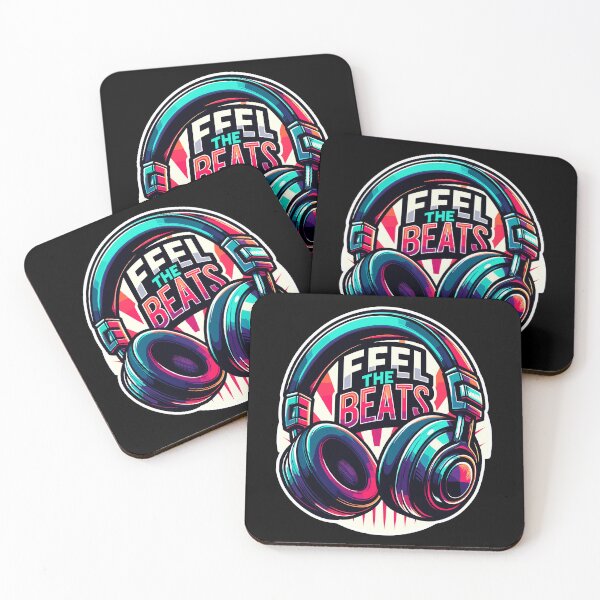 Item preview, Feel The Beats - Headphones Illustration designed and sold by MrERNST.