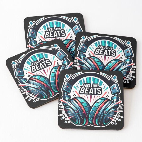 Item preview, Feel The Beats - Headphones Illustration designed and sold by MrERNST.