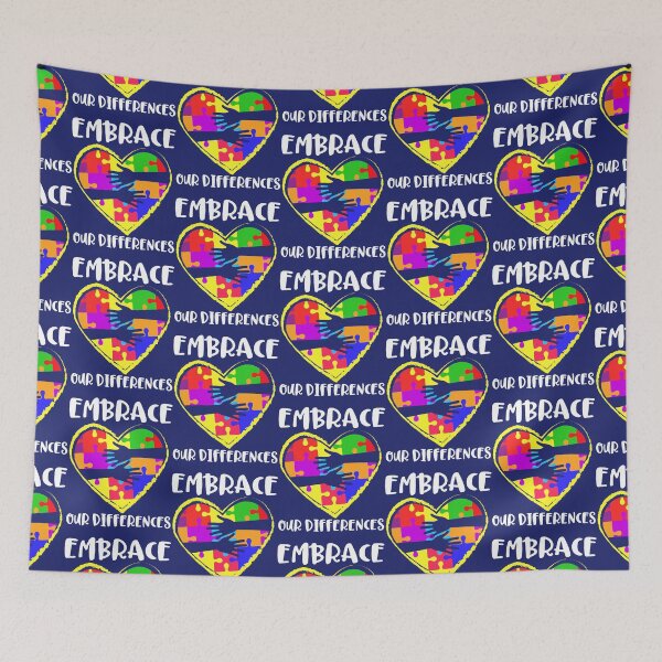 Item preview, Autism Awareness Week Embrace Our Differences designed and sold by caloudiaminart.