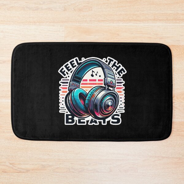 Item preview, Feel The Beats - Headphones Illustration designed and sold by MrERNST.