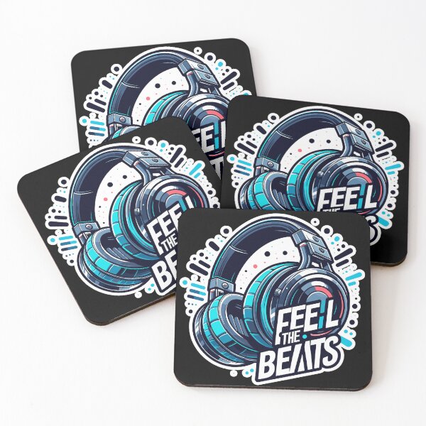 Item preview, Feel The Beats - Headphones Illustration designed and sold by MrERNST.