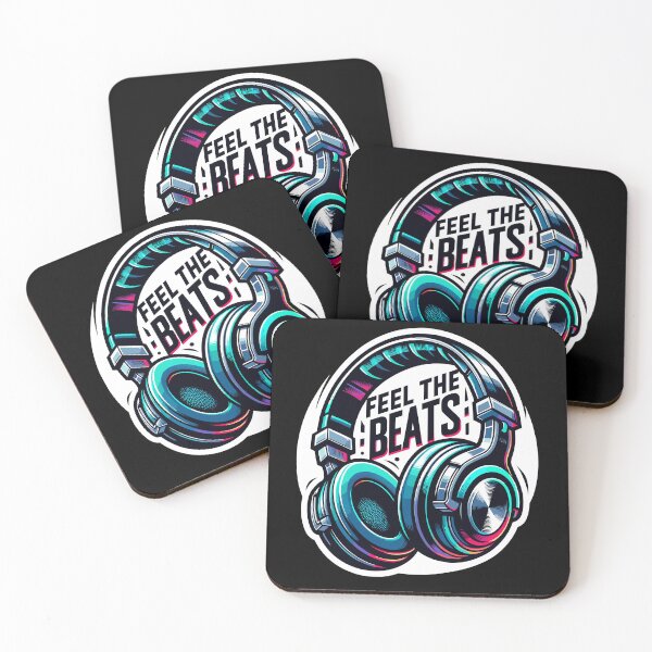 Item preview, Feel The Beats - Headphones Illustration designed and sold by MrERNST.