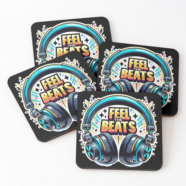 Item preview, Feel The Beats - Headphones Illustration designed and sold by MrERNST.