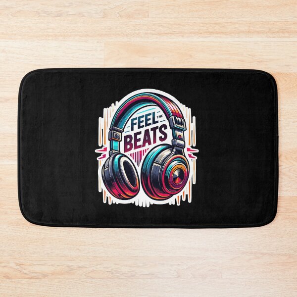 Item preview, Feel The Beats - Headphones Illustration designed and sold by MrERNST.
