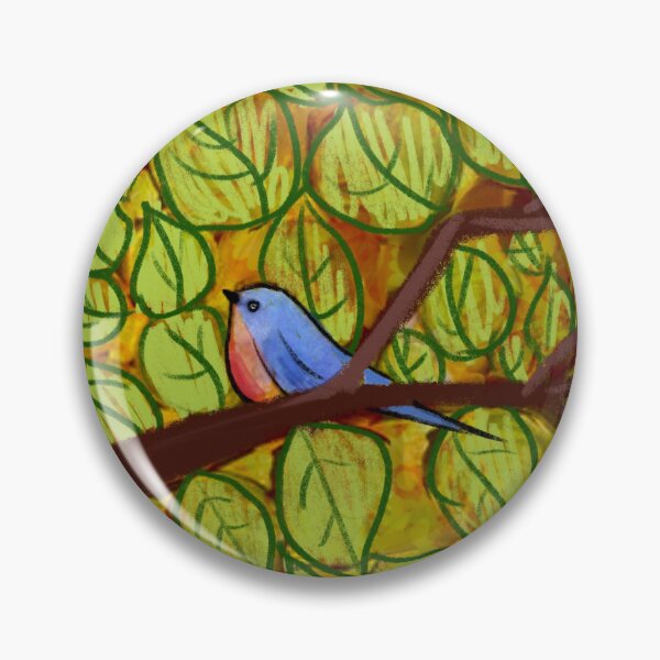 Item preview, birds of the love Tree summer happy art designed and sold by wrightsonarts.