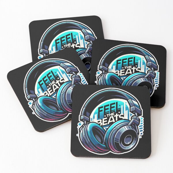 Item preview, Feel The Beats - Headphones Illustration designed and sold by MrERNST.