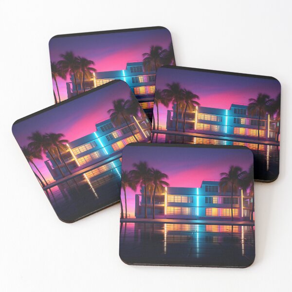 Artikelvorschau, 80er Miami Synth-Wave: Retro-Neon-Vibe entworfen und verkauft von iQuorra.