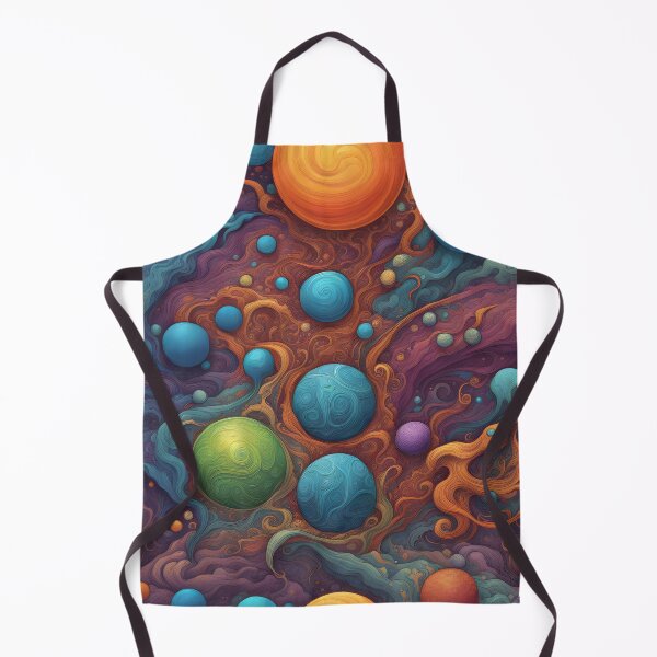Artikelvorschau, Psychedelic Neon Cosmic Planet Pattern entworfen und verkauft von TheArtOfPat.