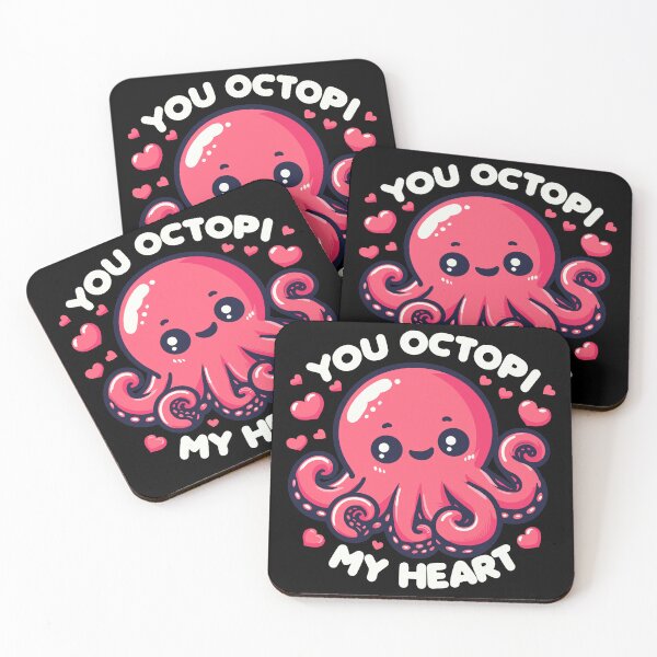 Item preview, You Octopi My Heart Cute Punny Octopus Loves You designed and sold by SubtleSplit.