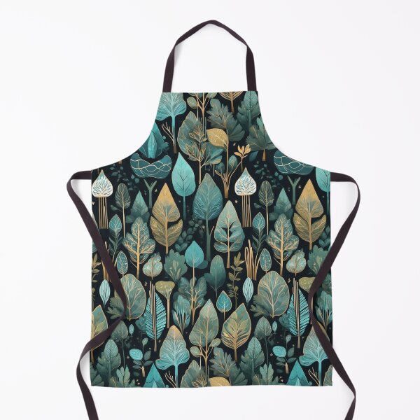 Item preview, Aspen leaves design blues, greens, and golds designed and sold by PaddyPaws.