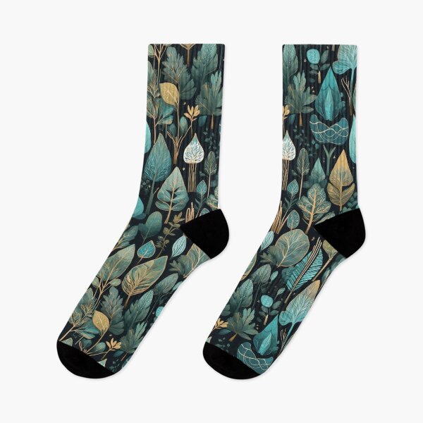 Item preview, Aspen leaves design blues, greens, and golds designed and sold by PaddyPaws.