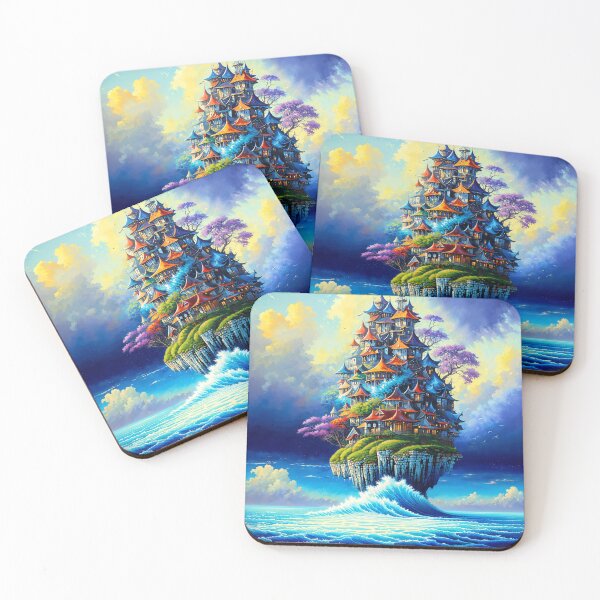 Item preview, City On The Water (Otherworldly Fantastical Place) designed and sold by DividedFortune.