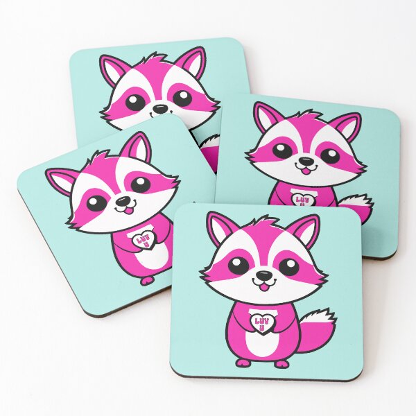 Item preview, Raccoon holding heart designed and sold by DT creations.