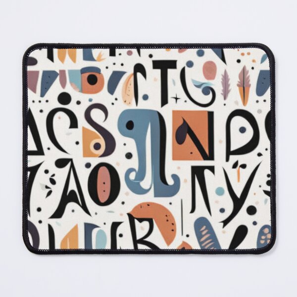 Item preview, Abstract alphabet pattern, abstract aesthetic, boho style designed and sold by boyangyang.