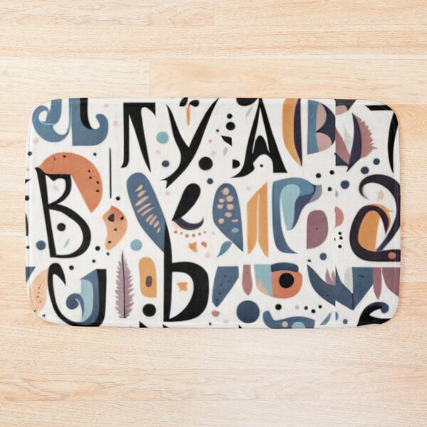 Item preview, Abstract alphabet pattern, abstract aesthetic, boho style designed and sold by boyangyang.