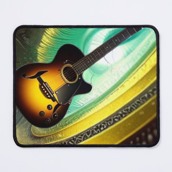 Item preview, Guitar and sound waves - perfect musical vibes designed and sold by Sparkdesigner2.