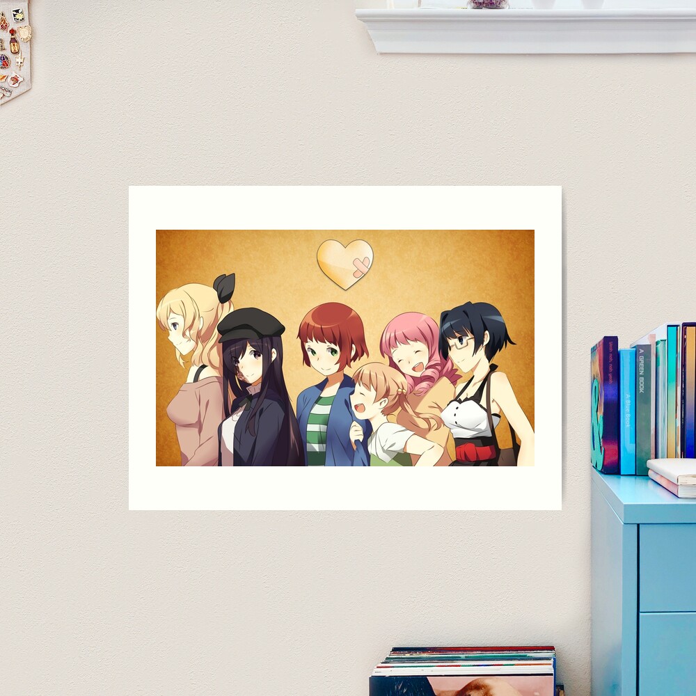 Katawa Shoujo Characters Quality Art Print