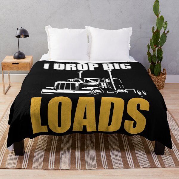 Item preview, I Drop Big Loads Truck Driver Memes designed and sold by ArabCorner.
