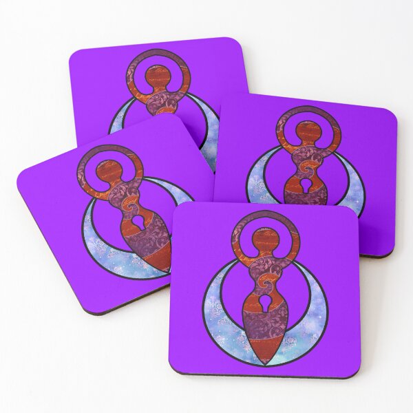 Item preview, Patchwork Spiral Star Goddess of the Witches designed and sold by Queer AF Warlock.