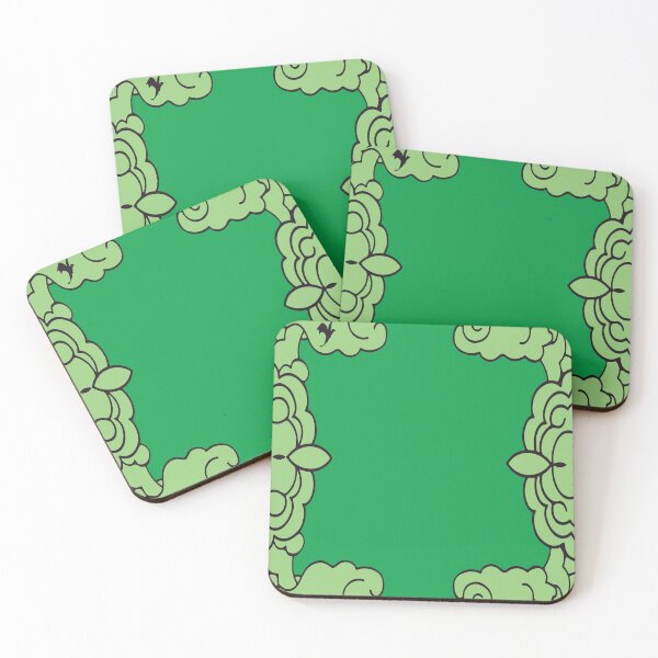 Item preview, Cuarta Ala Nubes Verde Ilustrado designed and sold by TheFantazyForge.