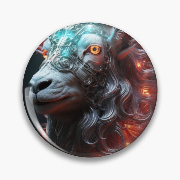 Item preview, Cybernetic Ram Artwork designed and sold by Animaori.