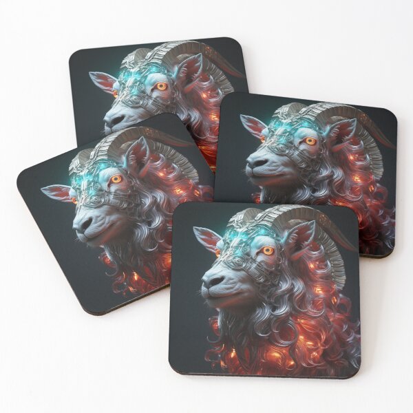 Item preview, Cybernetic Ram Artwork designed and sold by Animaori.