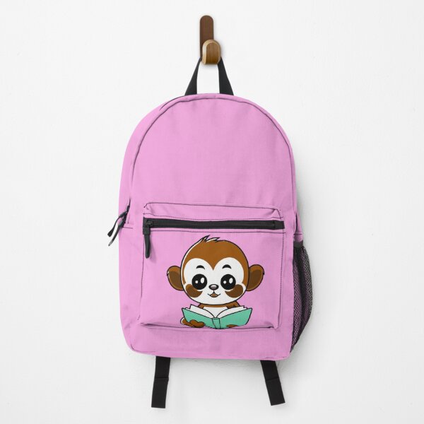 Item preview, Cute kawaii Monkey Reading designed and sold by DT creations.