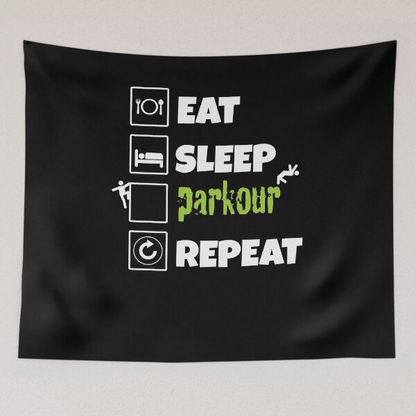 Item preview, Eat Sleep Parkour Repeat  designed and sold by Kieran Abbott.