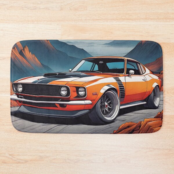 Item preview, American Muscle Car In The Mountains designed and sold by TheArtOfPat.