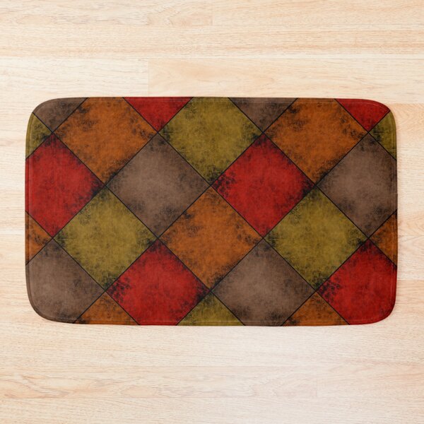 Item preview, Shabby vintage suede texture multicolored patchwork designed and sold by fuzzyfox.