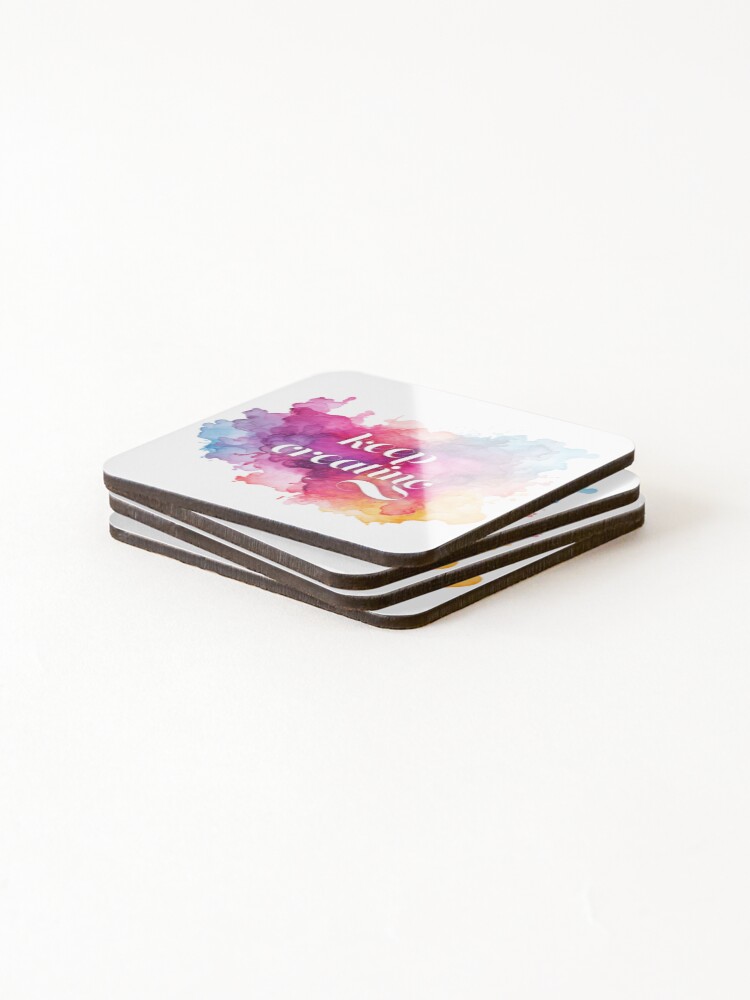 Thumbnail 4 of 5, Coasters (Set of 4), Keep Creating designed and sold by CreateHappy.