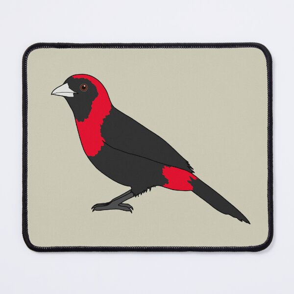 Item preview, Crimson Collared Tanager designed and sold by taylorrowan.