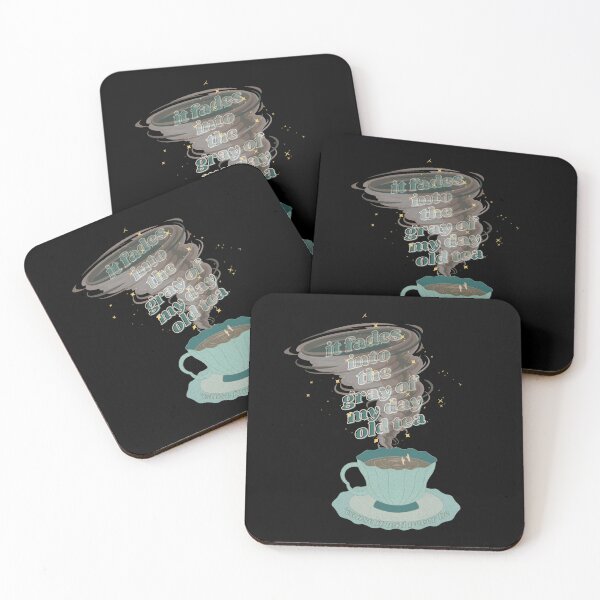 Item preview, Into The Gray of My Day-Old Tea Lyric Art designed and sold by Parasocialite.