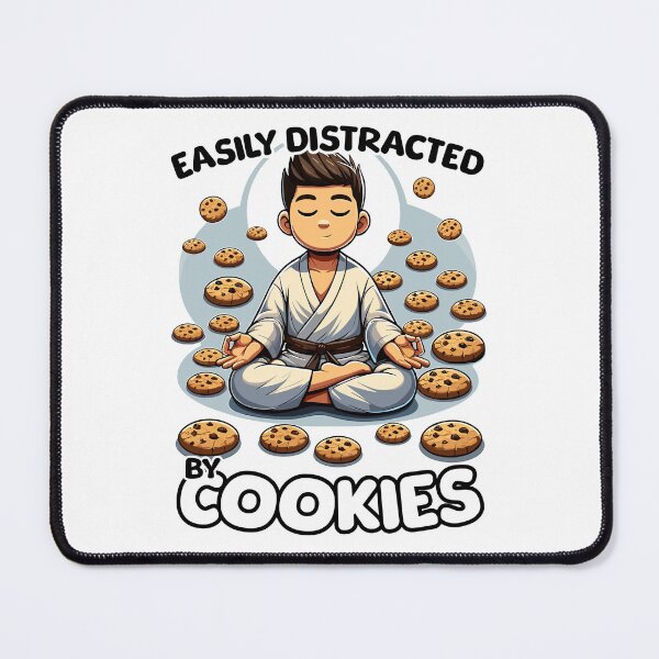 Item preview, Easily Distracted By Cookies - Zen designed and sold by QuirkPrint.