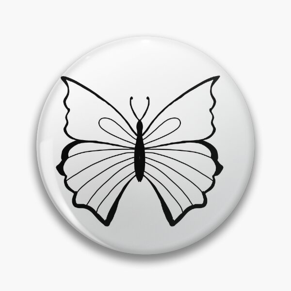 Item preview, Elegant Butterfly Line Art designed and sold by creativelittleo.