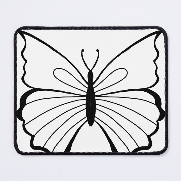Item preview, Elegant Butterfly Line Art designed and sold by creativelittleo.