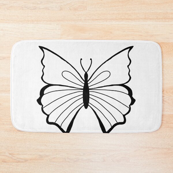 Item preview, Elegant Butterfly Line Art designed and sold by creativelittleo.